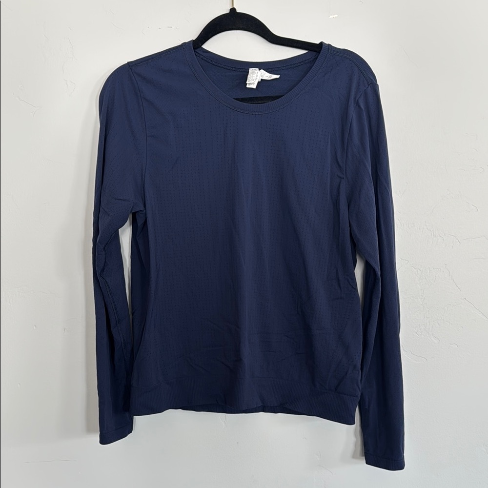 Athleta Navy Long Sleeve Shirt